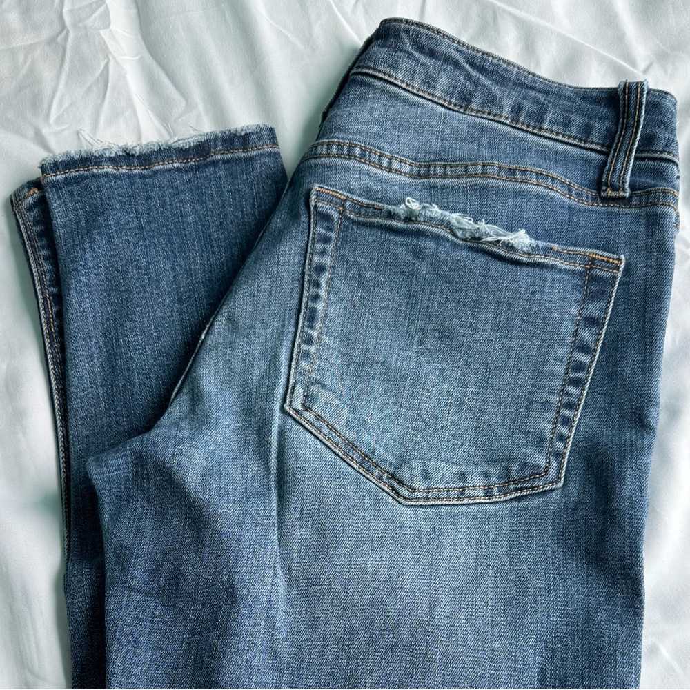 Refined by Daytrip Skinny Jeans. Long Length.